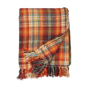Woven Check Throw Blanket
