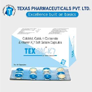 Calcitriol, Calcium Carbonate, And Vitamin k27 Soft Gelatin Capsules