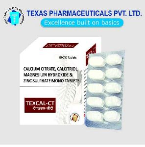 Calcium Citrate,Calcitriol ,Zinc Sulphate Mono And Magnesium Hydroxide Tablets