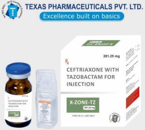 Ceftriaxone, Tazobactam Injection