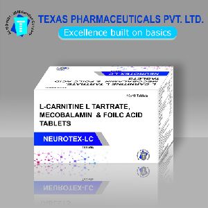 L -CARNITINE L TARTRATE, MECOBALAMIN AND FOLIC ACID TABLETS