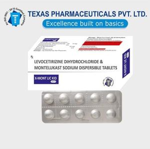 Levocetrizine Dihydrochoride And Montelukast Sodium Dispersible Tablets