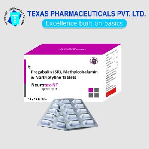 Pregabalin, Methylcobalamin And Nortriptyline Tablets