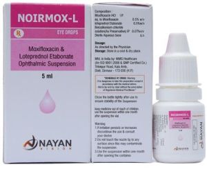 MOXIFLOXACIN And LOTEPREDNOL ETABONATE OPHTHALMIC SUSPENTION EYE DROP