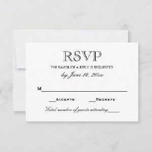 Rsvp Card