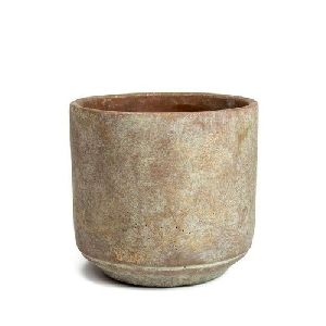 cement flower pot