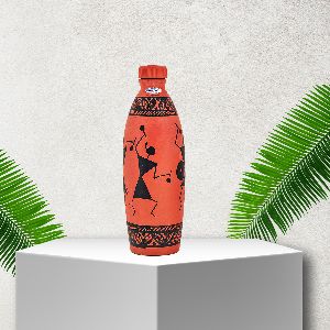 1 liter Clay Warli Timpali Water bottle