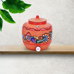 12 Litres Clay Red Water Pot