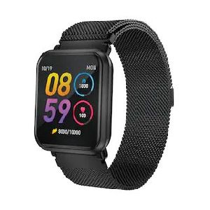 Hottech 6237 Unisex Black Smart Watch