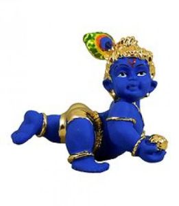 Brass Laddu Gopal Statue