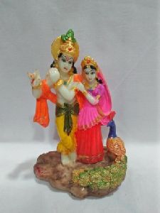 Fiber Radha Krishna Statue
