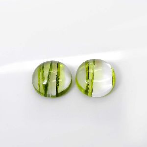 Chinese Green Rutile Semi Precious Stone