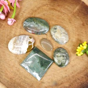 Moss Agate Semi Precious Stone