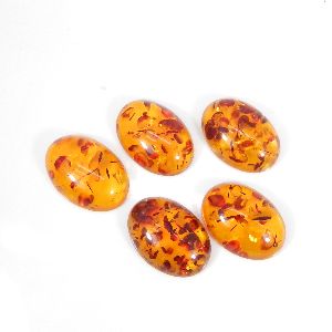 Synthetic Amber Semi Precious Stone