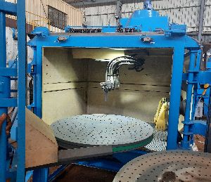 Swing Table Type Shot Blasting Machine