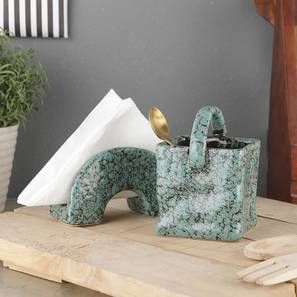 Tissue and Spoon Holder Set