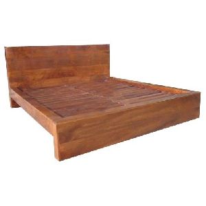 Double Wood Bed