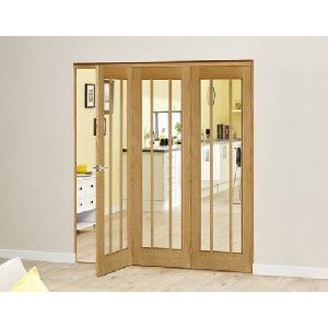 Oak Wooden Bifold Door