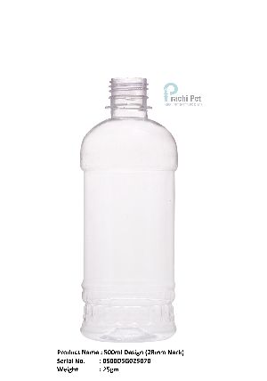 Plastic PET Hair Oil Bottle