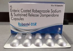 Enteric Coated Rabeprazole Sodium and Sustained Release Domperidone Capsules