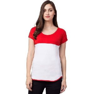 Ladies Half Sleeve Round Neck T-Shirts