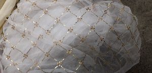 Net Embroidered Fabric