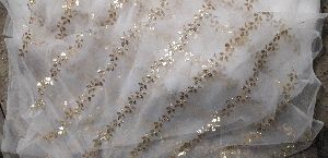 Net Embroidered Fabric