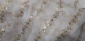Net Embroidered Fabric