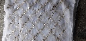 Net Embroidered Fabric