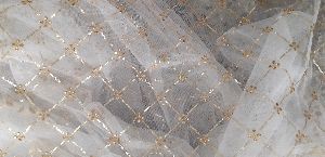 Zari Embroidered Fabric