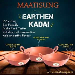 Earthen Kadai Set