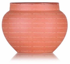 STRAIGHT NECKED Glazed Clay Pot