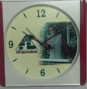 Dhanuka Musical Hourly Advertisement Clock for Promotion