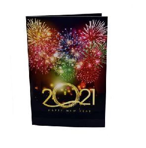 Happy New Year Musical Singing Voice Greeting Card