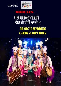Indian Wedding Card Sahi Chithi Gift Boxes Musical Song Module