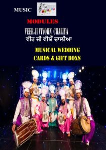 Indian Wedding Card Sahi Chithi Gift Boxes Musical Song Module