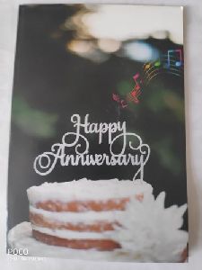 Musical Recordable Voice Greeting Card Happy Wedding Anniversary