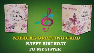 Musical sound modules, Singing Greeting Card Happy Birthday To You