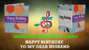 Musical Voice modules, Singing Greeting Card Happy Birthday To You For Husband,Son, Friends,