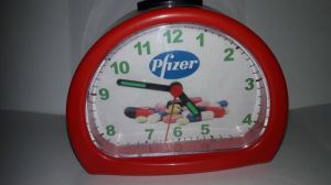 Tata Tea Promotional Alarm Table Clock For Advertisement