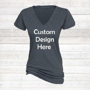 High Quality Womens V neck T-shirts