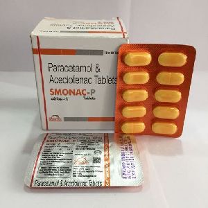 Aceclofenac and Paracetamol Tablet