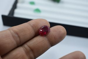 Red Ruby Corundum Natural