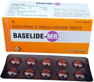 BASELIDE-MR ACECLOFENAC & THIOCOICHICOSIDE TABLETS