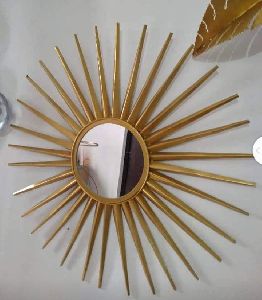 Sun Shaped Wall Mirror
