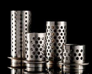 Stainless Steel Perforated Flask With Flange