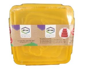 Yellow Food Plastic Container