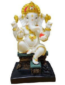 30 cm Marble Ganesha Statue