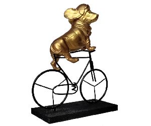 Cycling Elephant Statue