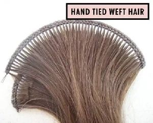 Brown Hand Tied Weft Hair